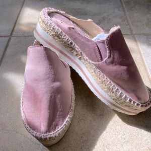 ZARA PINK SATIN MULES